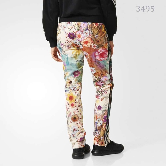 Adidas Firebird Floral Track Pants Multicolor - Picture 2 of 8